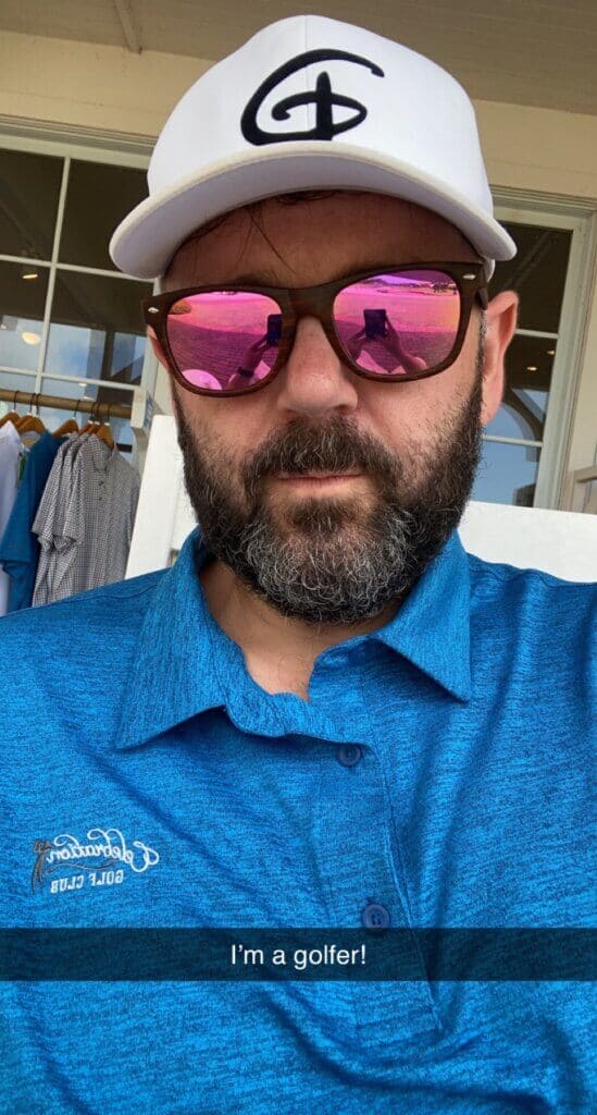 Golf selfie