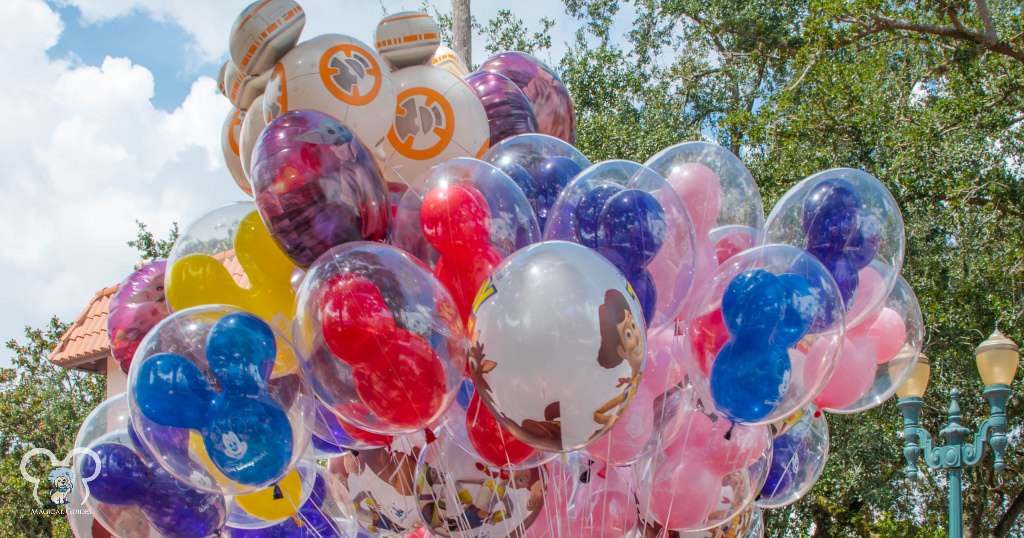 Colorful Halloween Balloons Float into Disney Springs